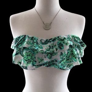 Xhilaration Swim Top with Strap